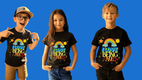 I LOVE BEING ME – Confidence Boost for Kids T-Shirt